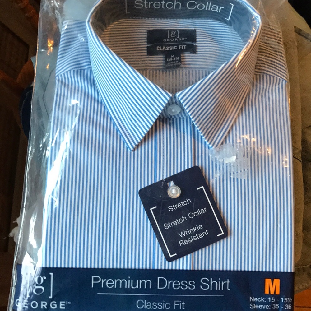 George dress shirt Sz med - Picture 2 of 5